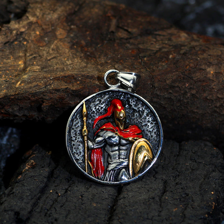 WorldNorse Spartacus Warrior Shield Pendant Necklace