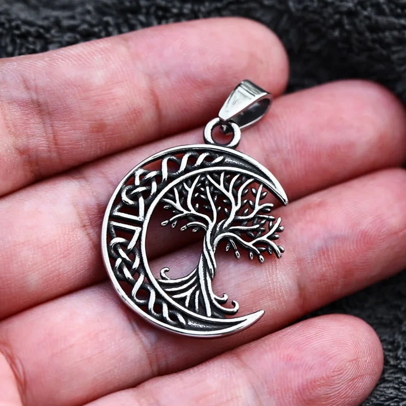 WorldNorse Celtic Knot With Yggdrasil Necklace