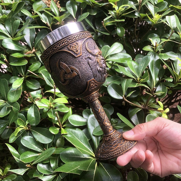 WorldNorse Odin's Triple Horn Goblet