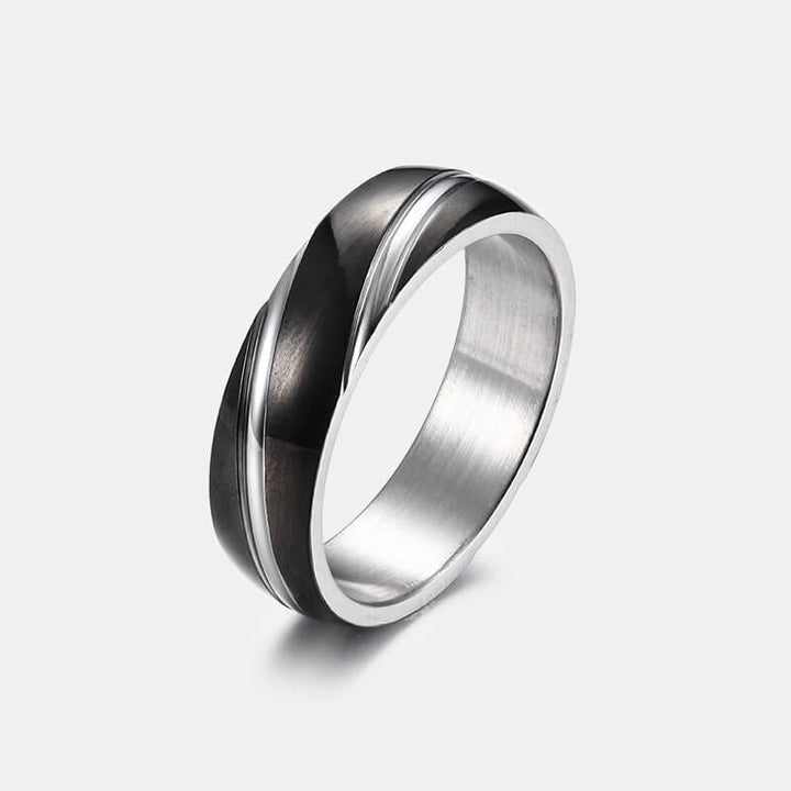 WorldNorse Twisted Double Fluted Ring