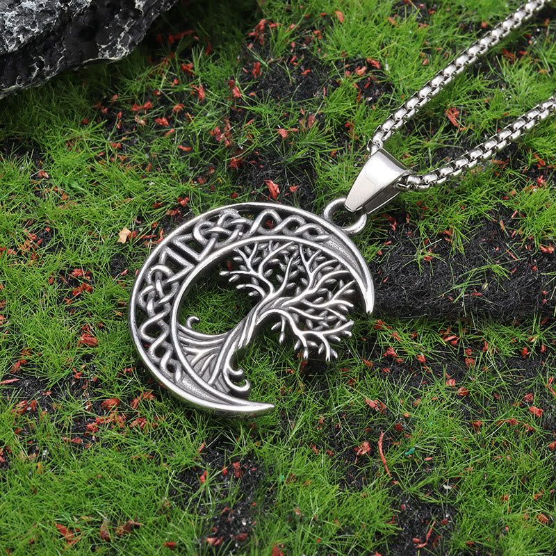 WorldNorse Celtic Knot With Yggdrasil Necklace