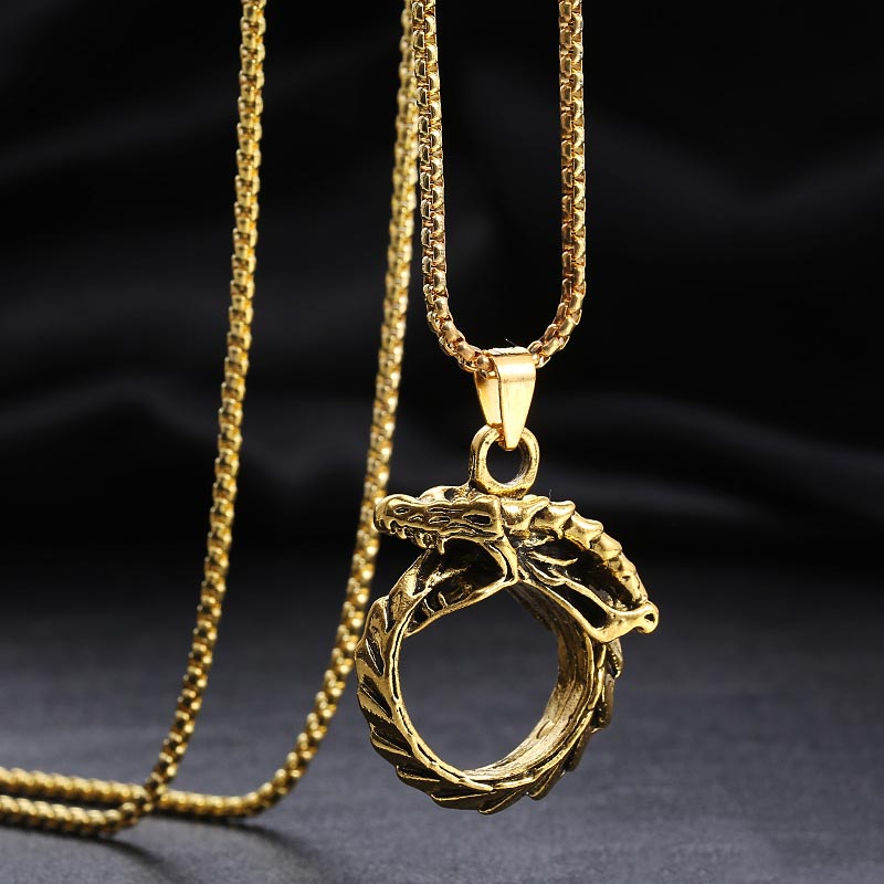 FREE Today: Powerful Strength Dragon Protection Ring / Necklace