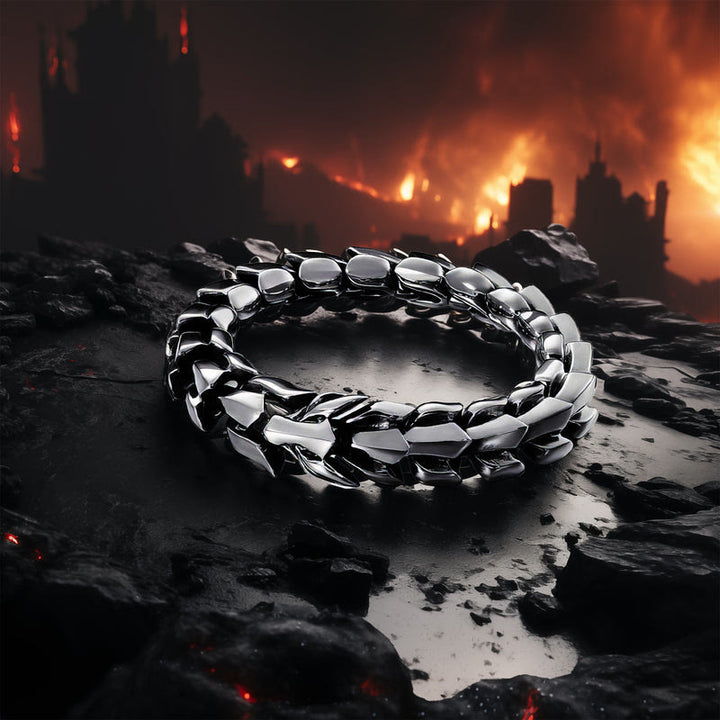 WorldNorse The Midgard Serpent - Stainless Steel Bracelet