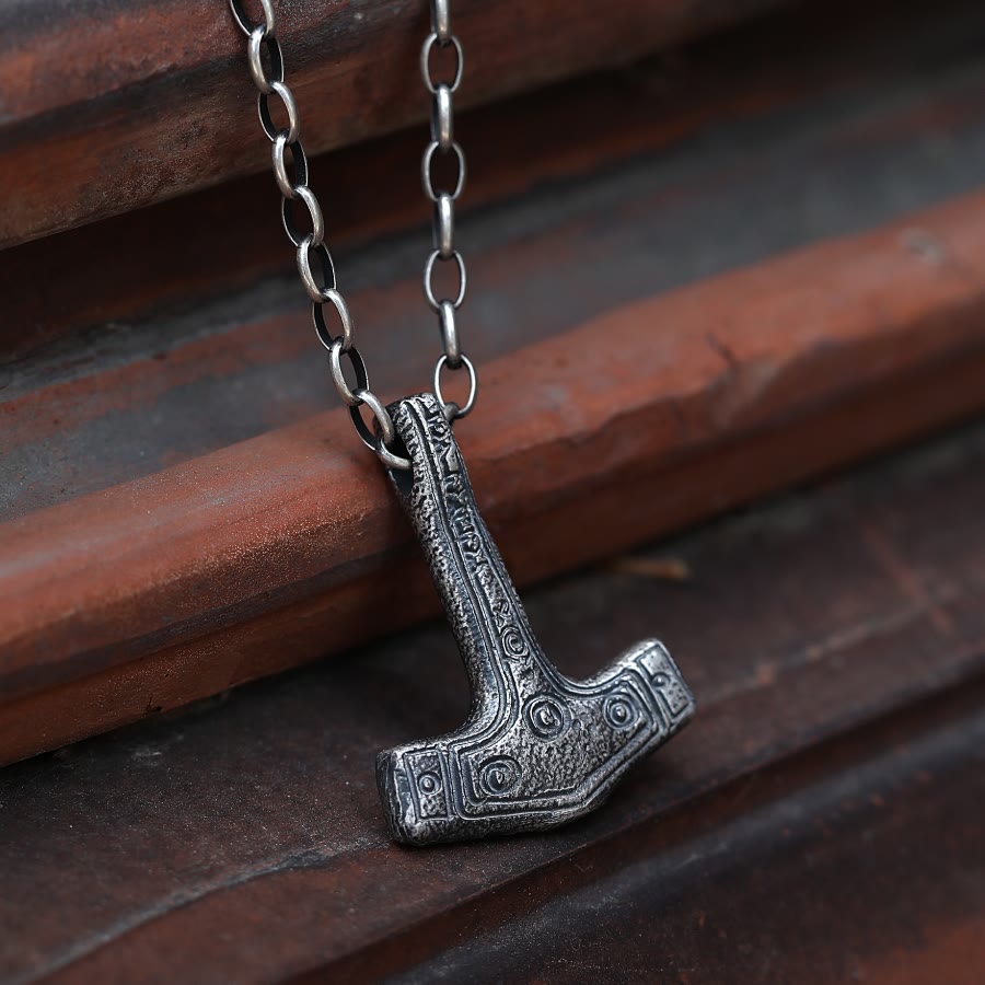 WorldNorse 999 Sterling Silver Mjolnir Necklace