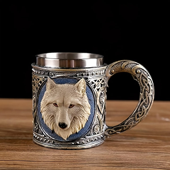 WorldNorse Wolf Celtic Tribal Mug