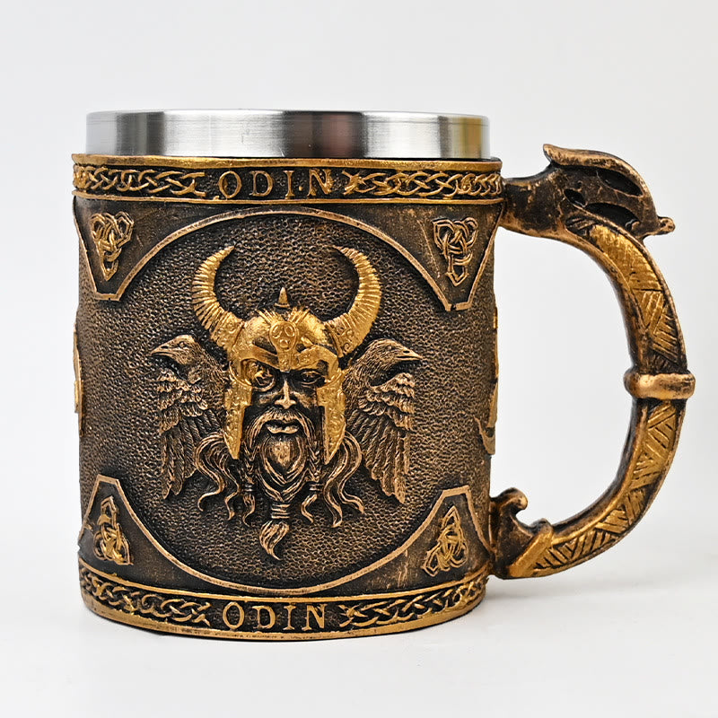 WorldNorse Odin Celtic God Warrior Mug