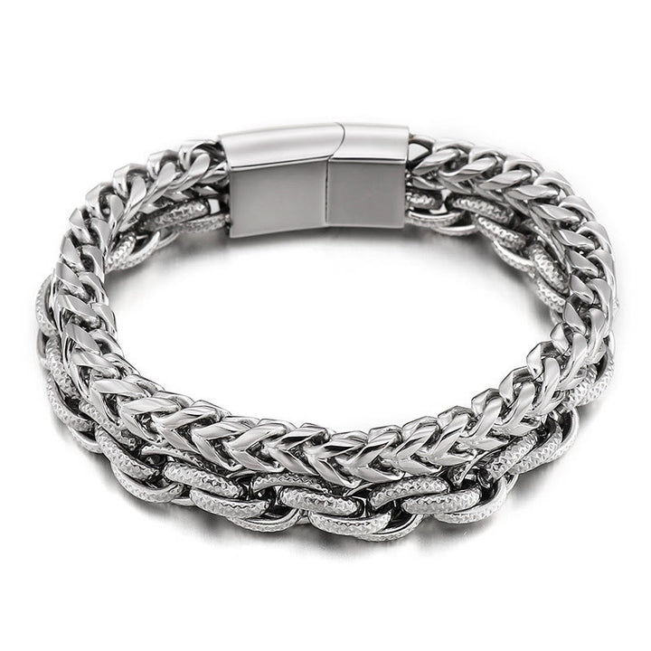 WorldNorse Heavy Chain Link Stainless Steel Bracelet