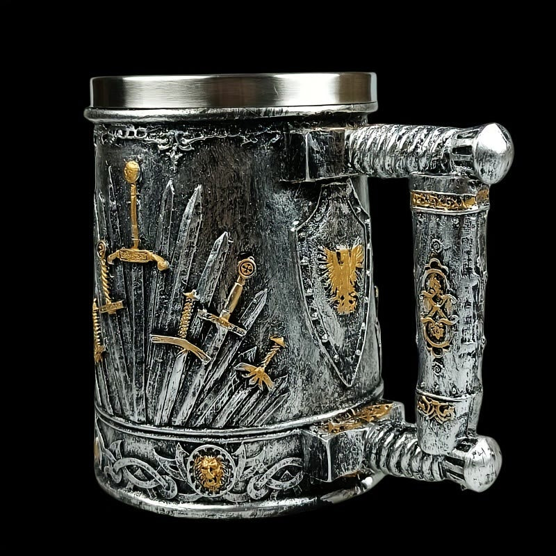 WorldNorse Swords Throne Beer Mug Goblet