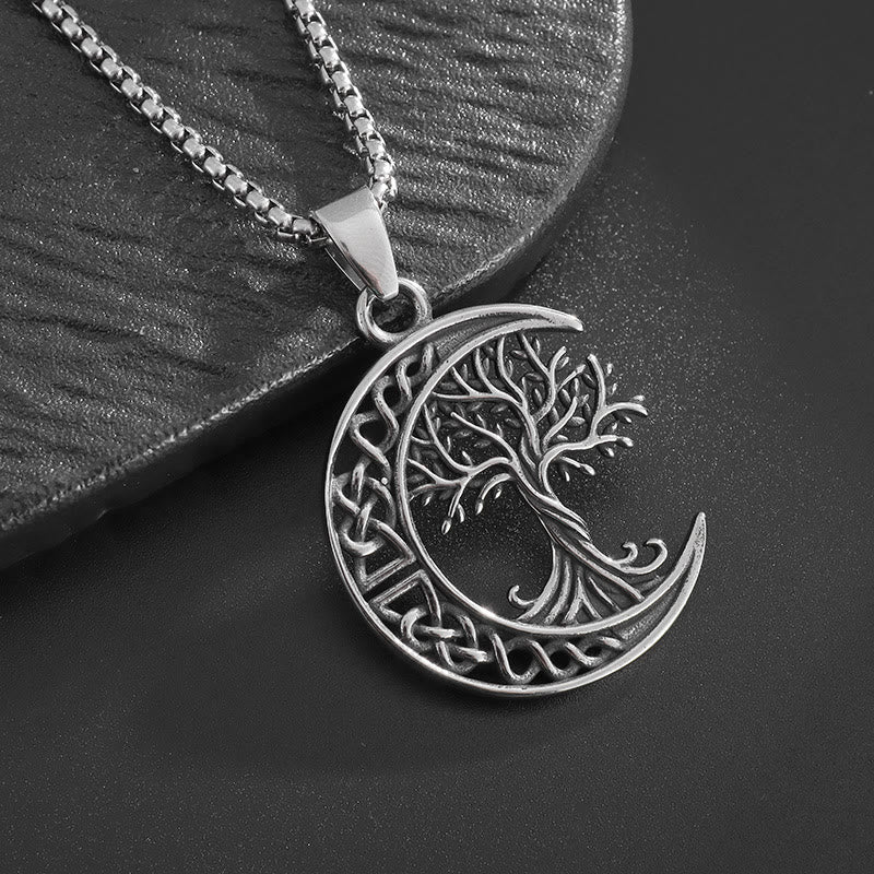 WorldNorse Celtic Knot With Yggdrasil Necklace