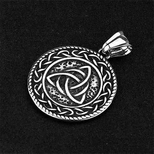 WorldNorse Viking Rune With Celtic Triquetra Trinity Necklace