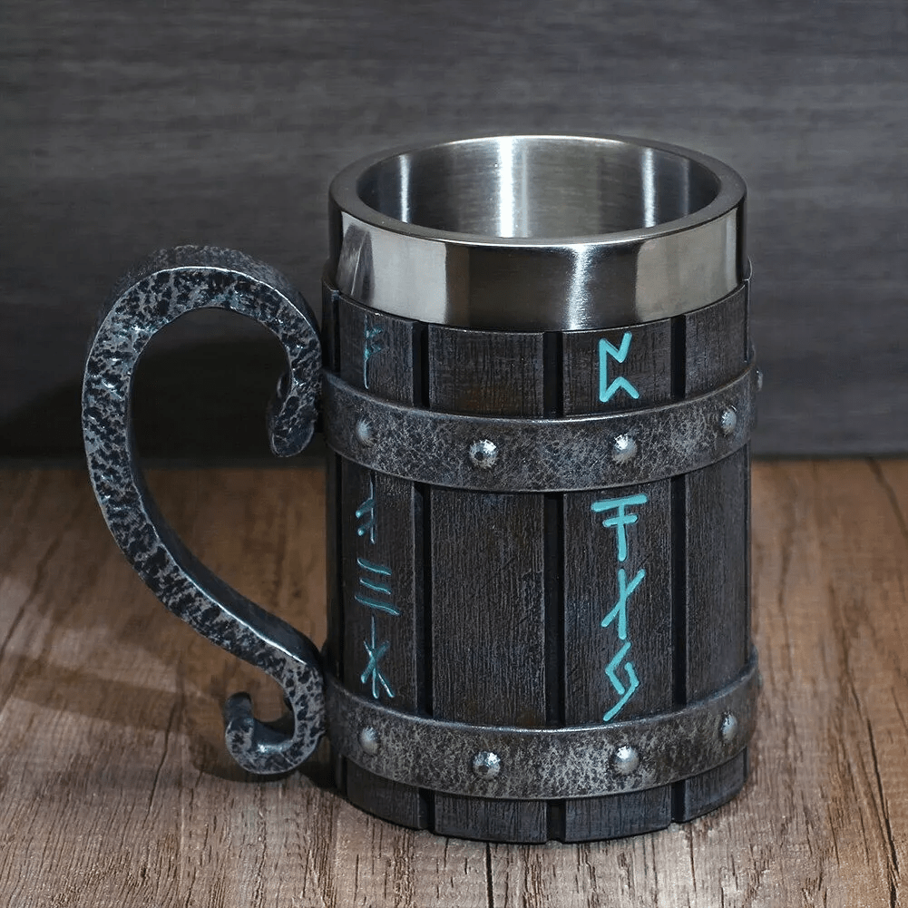 WorldNorse Runes Tankard Drinking Mug