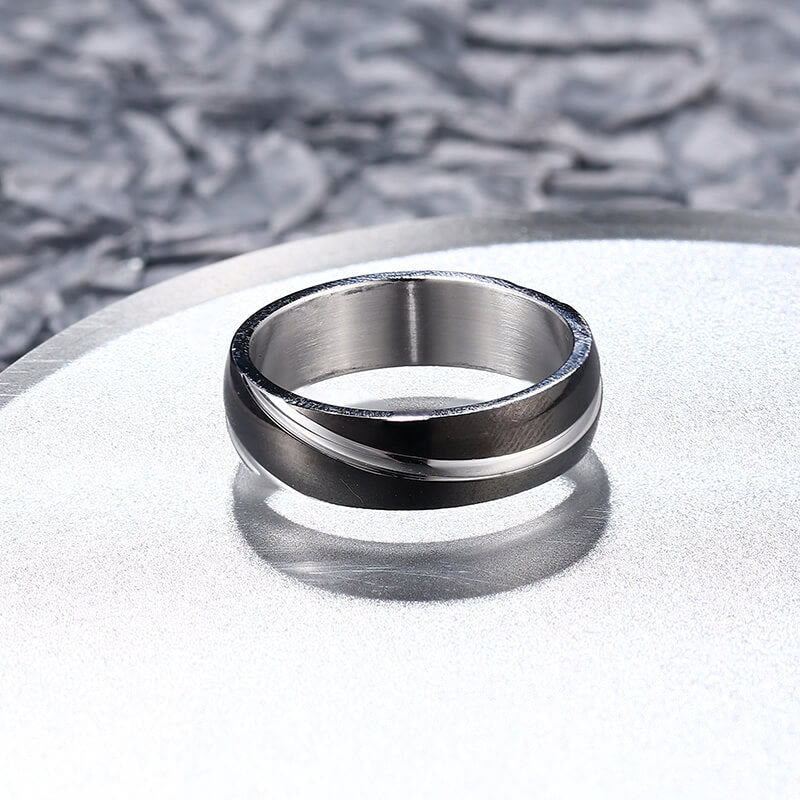 WorldNorse Twisted Double Fluted Ring