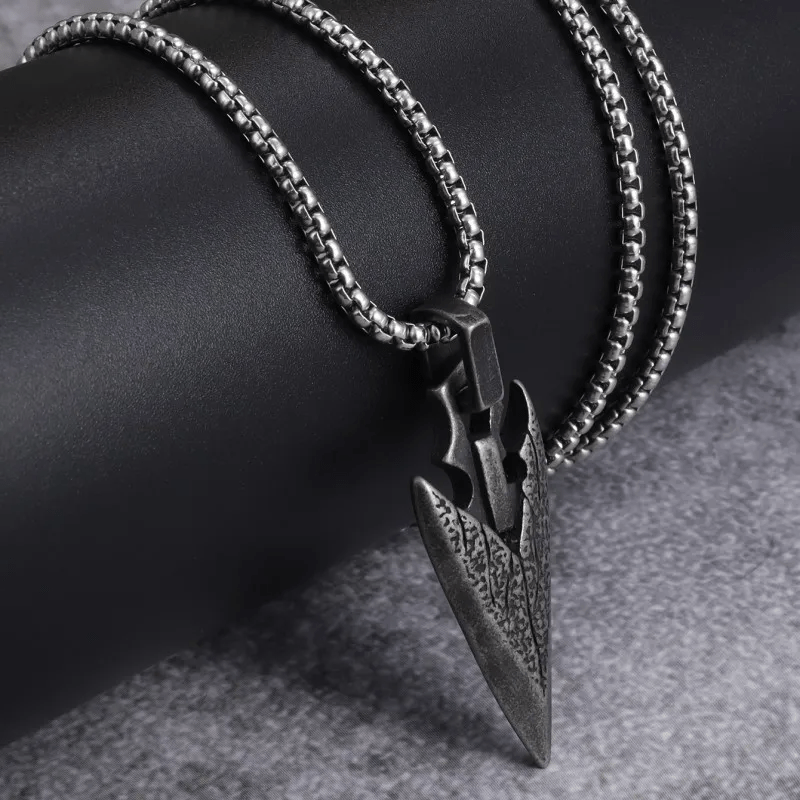 WorldNorse Vintage Weapon Spearhead Guide Your Necklace