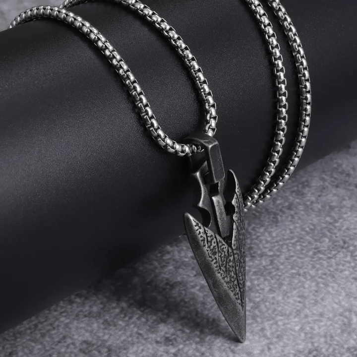 WorldNorse Vintage Weapon Spearhead Guide Your Necklace