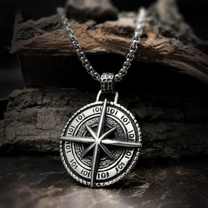 WorldNorse The North Star Stainless Steel Pendant Necklace