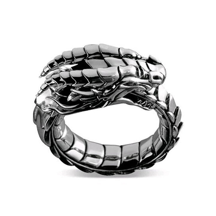 Flash Sale - WorldNorse Nordic Mythical Giant Dragon Nicolas Style Protection Ring / Necklace