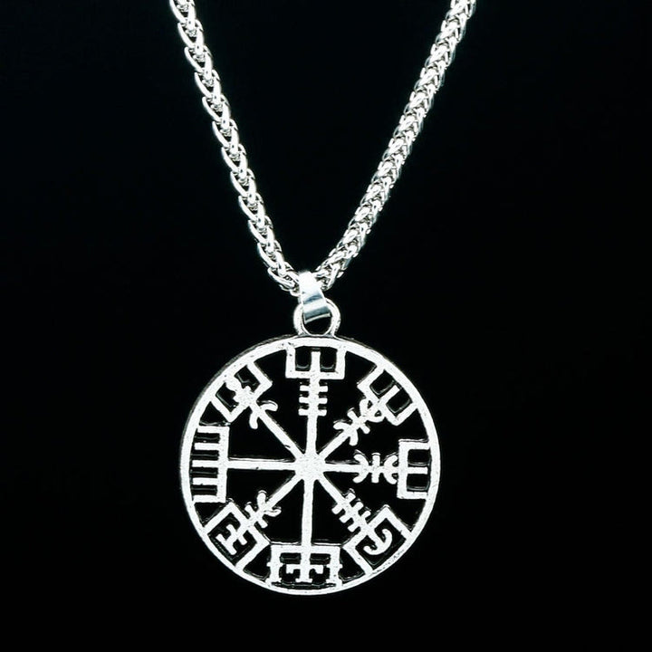 WorldNorse Classic Vegvisir Compass Viking Necklace