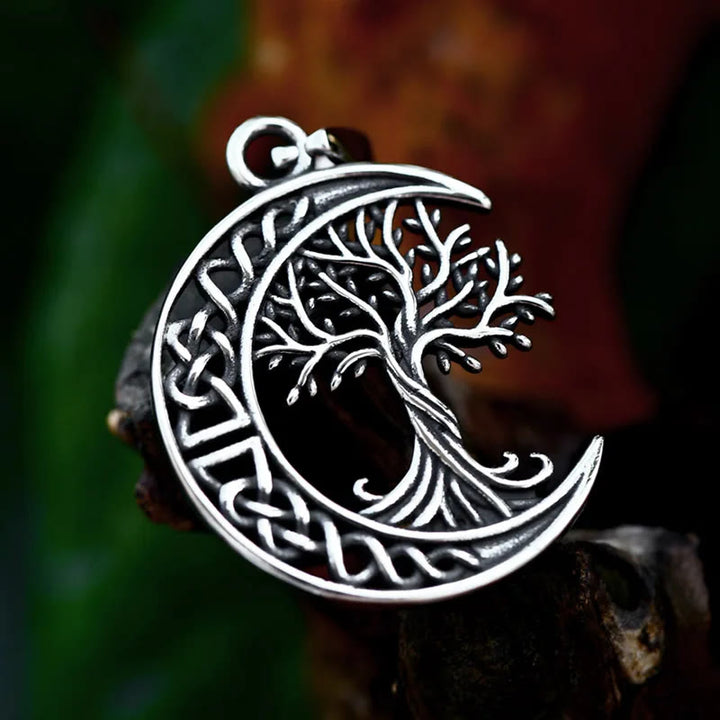 WorldNorse Celtic Knot With Yggdrasil Necklace