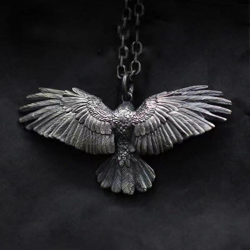 WorldNorse Vintage Animal Eagle Necklace