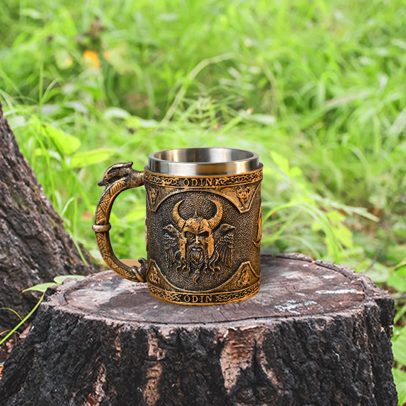 WorldNorse Odin Celtic God Warrior Mug