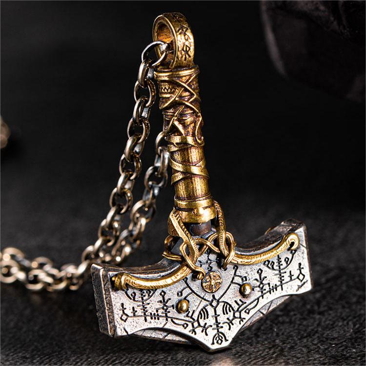 WorldNorse 925 Sterling Silver Mjolnir Necklace