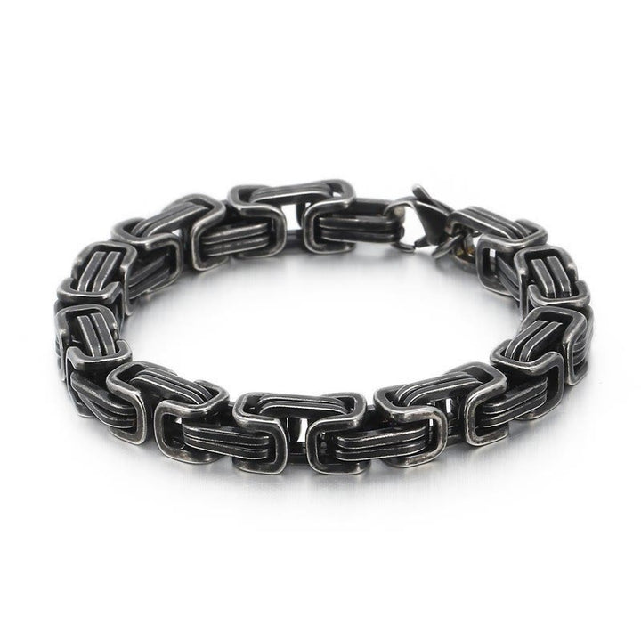 WorldNorse Multi-Size Titanium Steel Link Bracelet