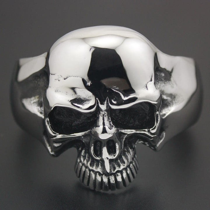 WorldNorse Demon Skull Cuff Biker Bracelet