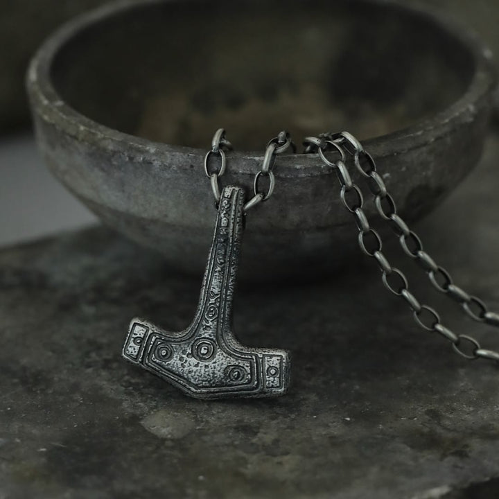 WorldNorse 999 Sterling Silver Mjolnir Necklace