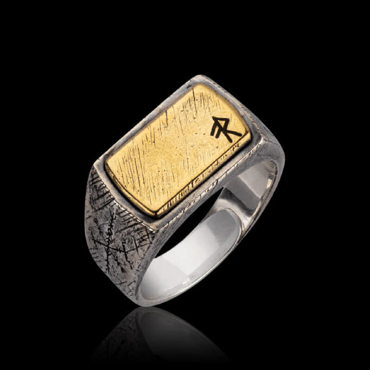 WorldNorse 925 Sterling Silver Blessings Of The Runes Ring