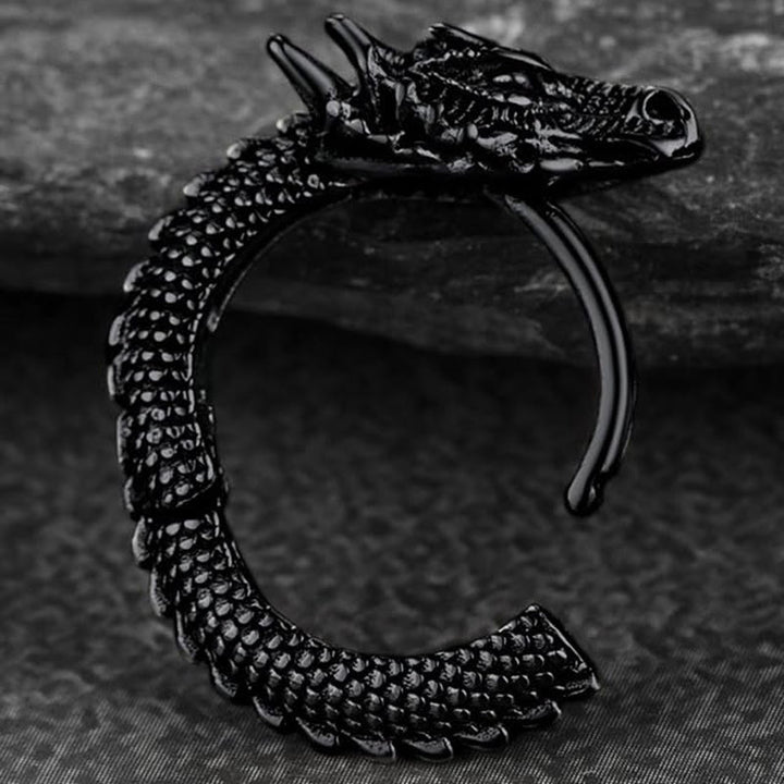 WorldNorse Dragon Hoop Earrings