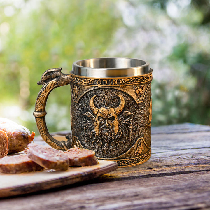 WorldNorse Odin Celtic God Warrior Mug