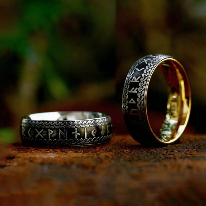 FREE Today: Rune Braided Pattern Viking Ring