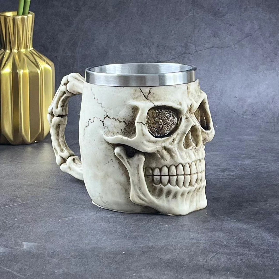 WorldNorse Stainless Steel Skull Mug Goblet