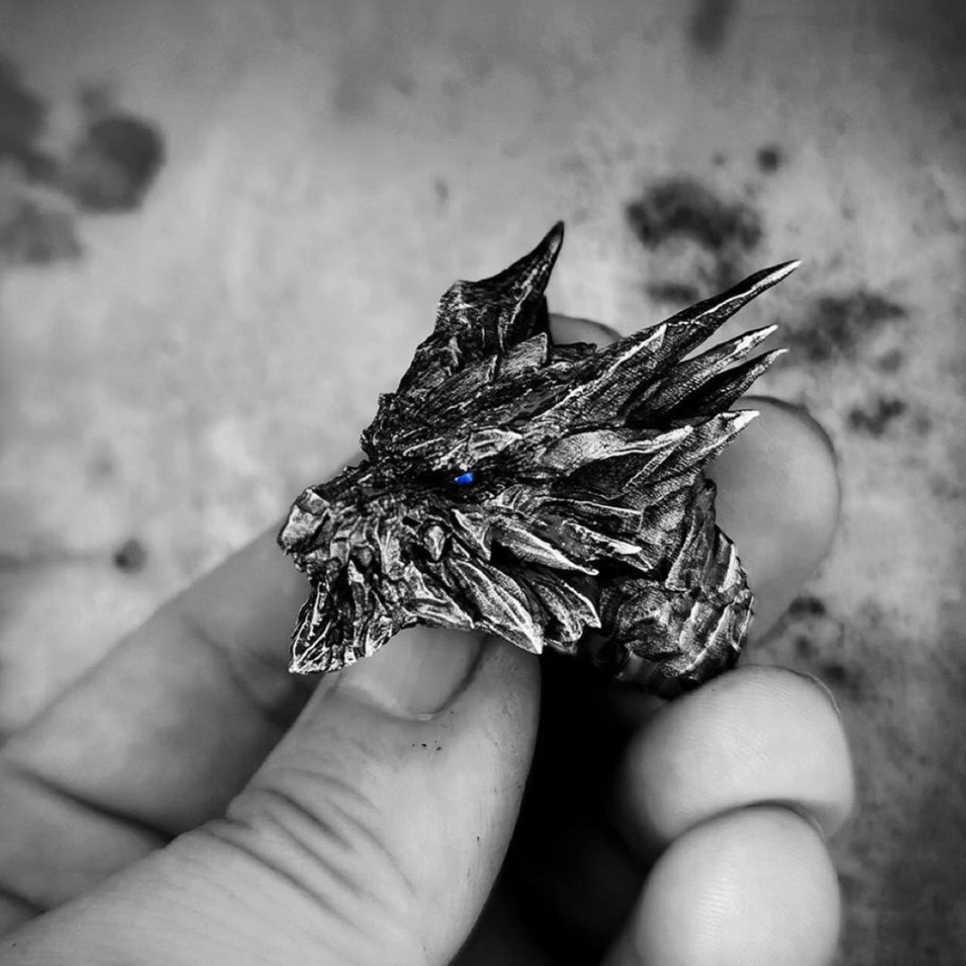 FREE Today: Retro Steel Dragon Head Adjustable Ring