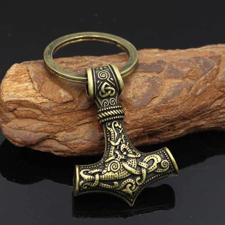 WorldNorse Thor's Hammer Keyring Keychain