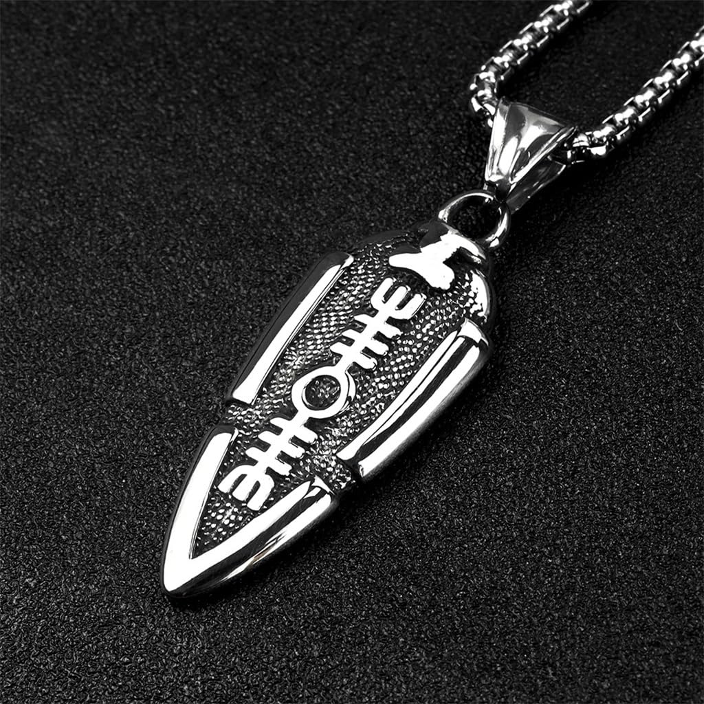 Flash Sale - WorldNorse Solid Double Sided Odin’s Spear Valknut Amulet Necklace