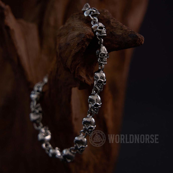 WorldNorse Skull Head Design Bracelet