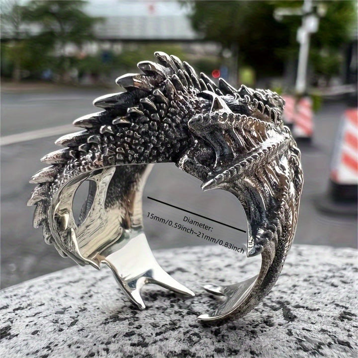 FREE Today: Dragon Open Design Gothic Ring