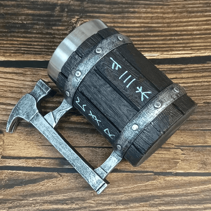 WorldNorse Nordic Viking Rune Hammer Mug