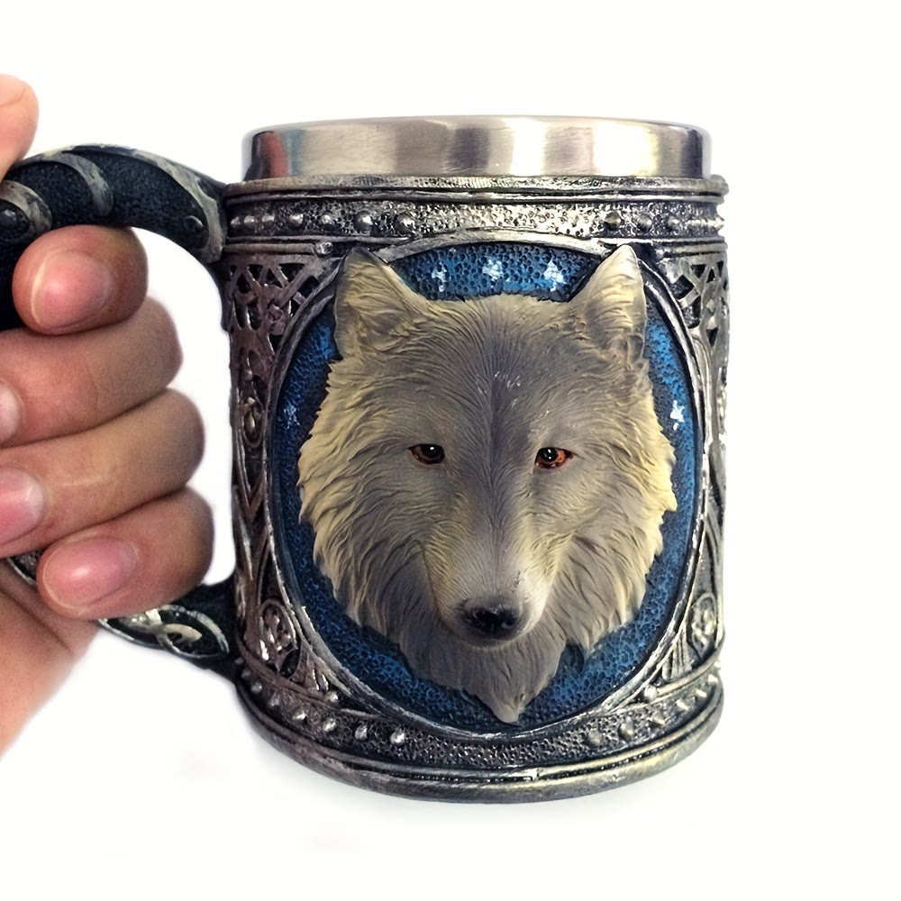 WorldNorse Wolf Celtic Tribal Mug