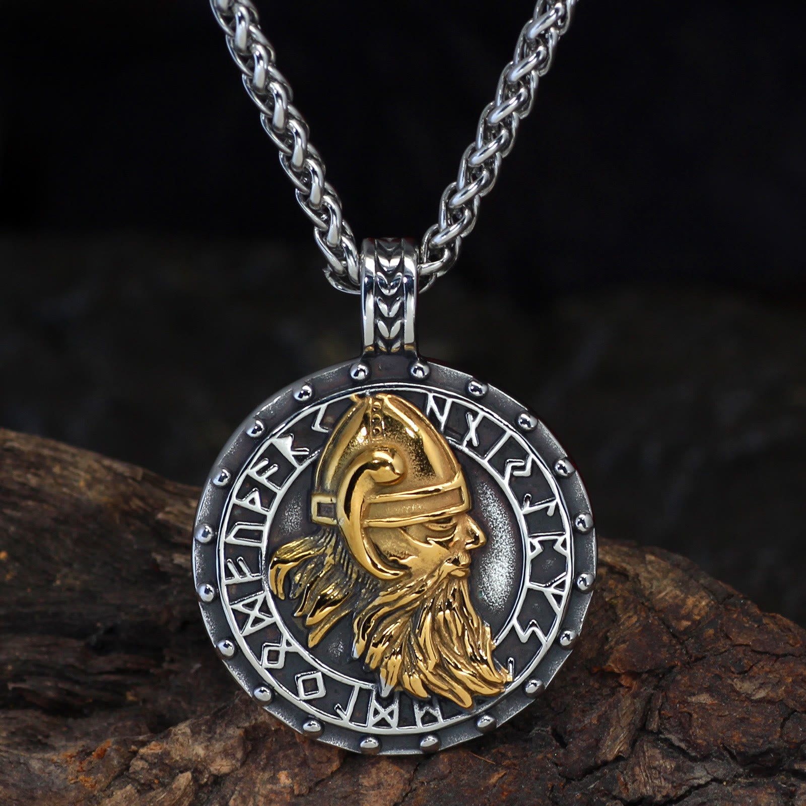 WorldNorse Viking Warrior Odin Rune Necklace