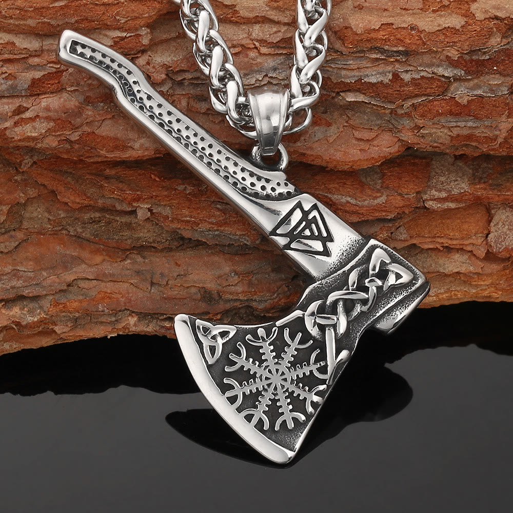 FREE Today: Viking Axe Norse Myth Symbols Necklace