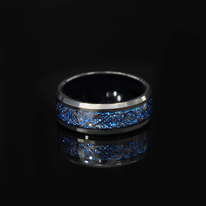 FREE Today: Viking Style Alloy Ring - Blue+Black - US 12 - image 22