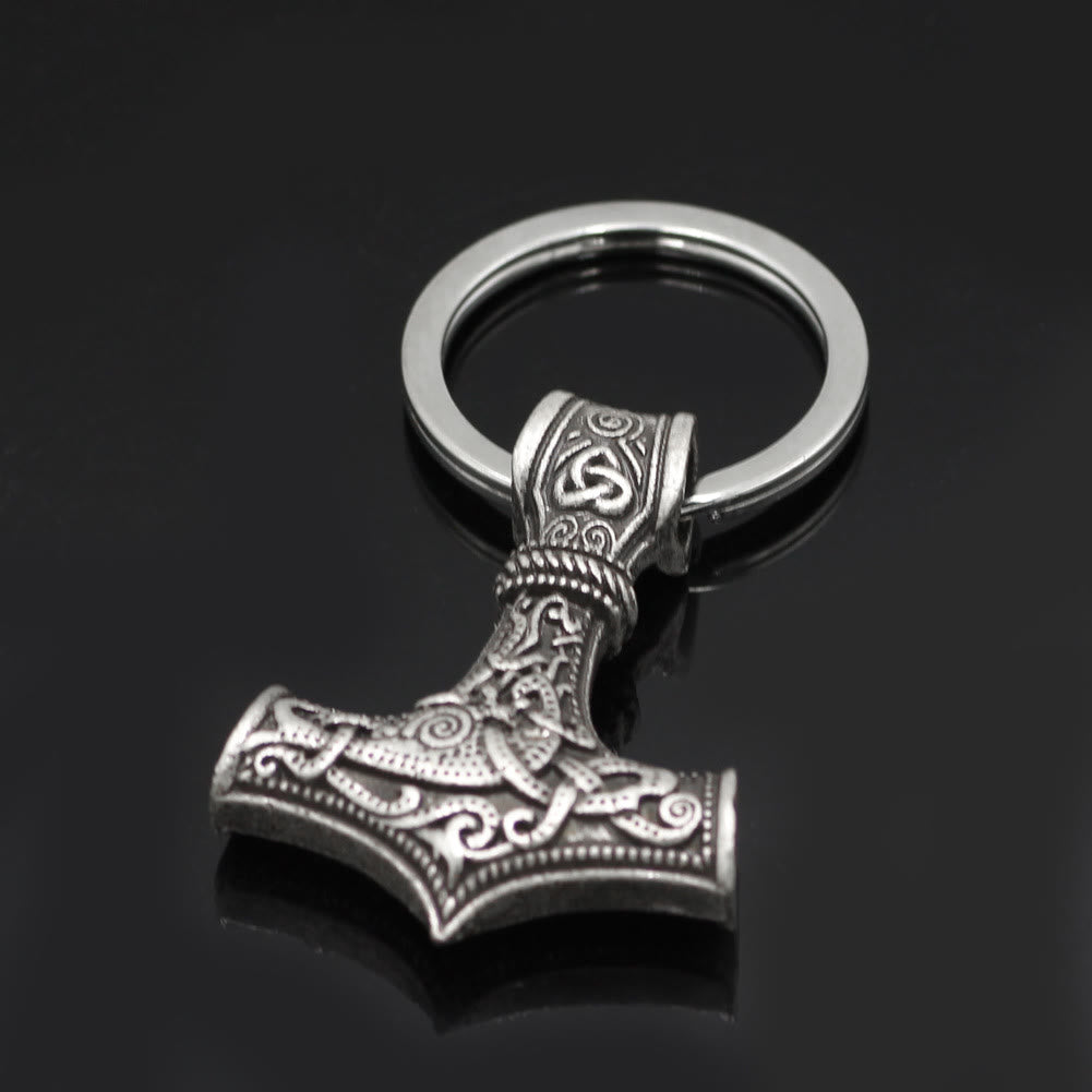 WorldNorse Thor's Hammer Keyring Keychain