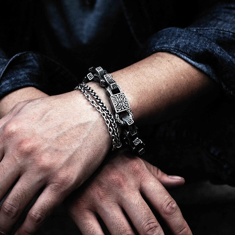 WorldNorse Norse Viking Steel Bracelet