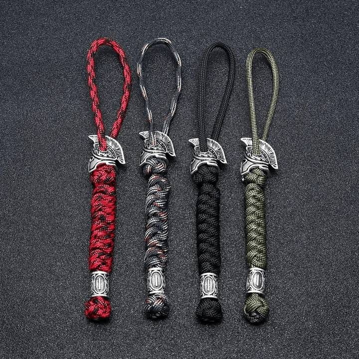 WorldNorse Viking Rune Beads Lanyard Keychain