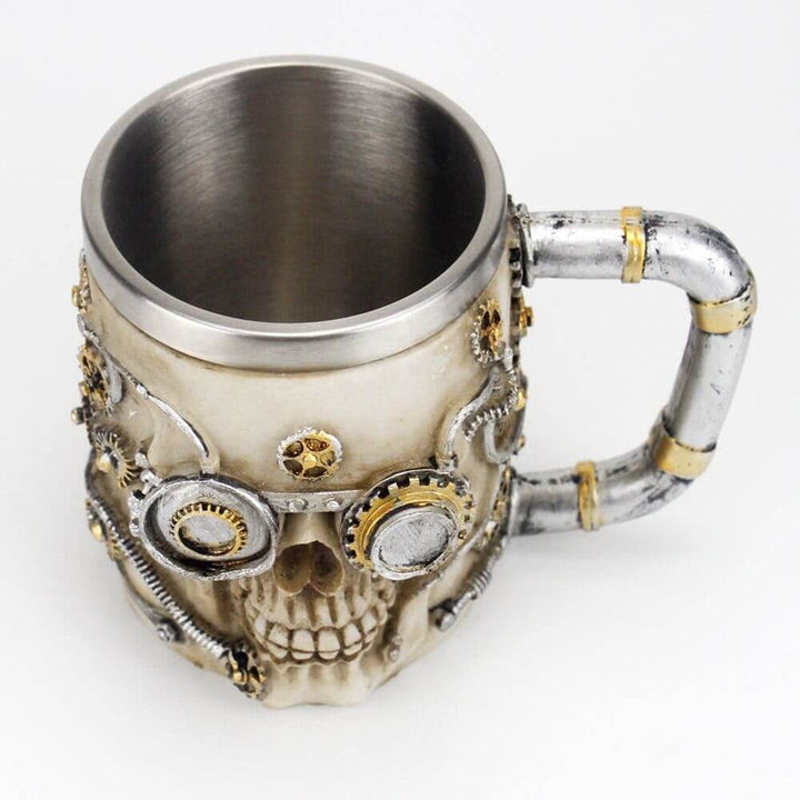 WorldNorse Steampunk Styler Skull Mug