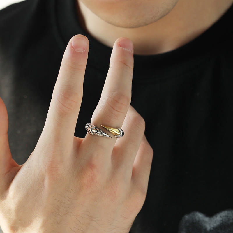 WorldNorse Jormungandr Dragon Claw Ring