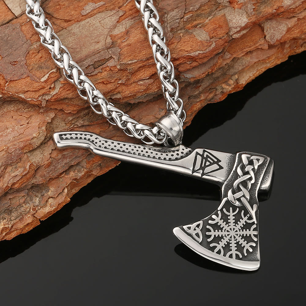 FREE Today: Viking Axe Norse Myth Symbols Necklace