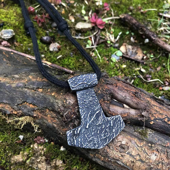 WorldNorse Hand Forged Thors Hammer Necklace